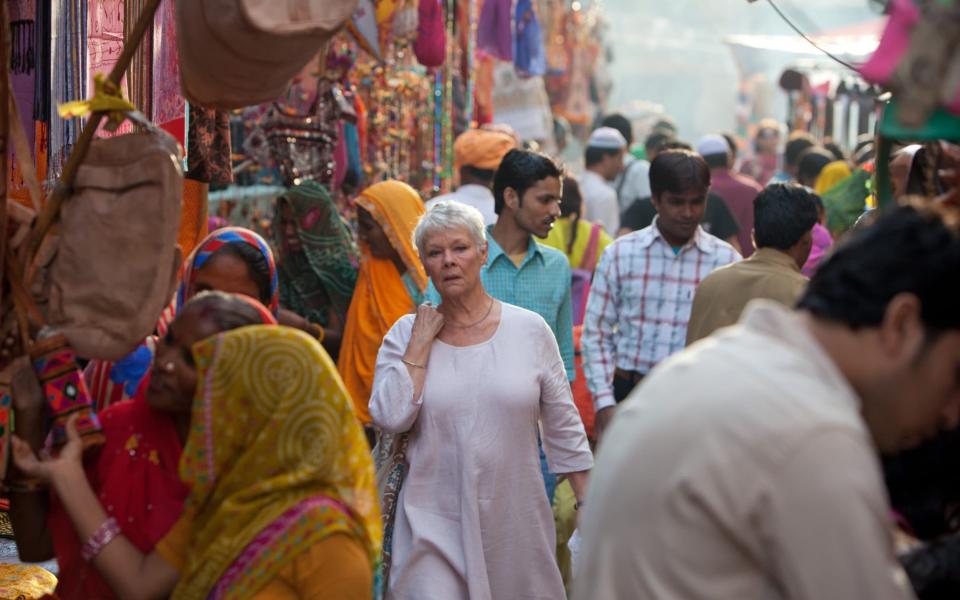 Judi Dench in The Best Exotic Marigold Hotel