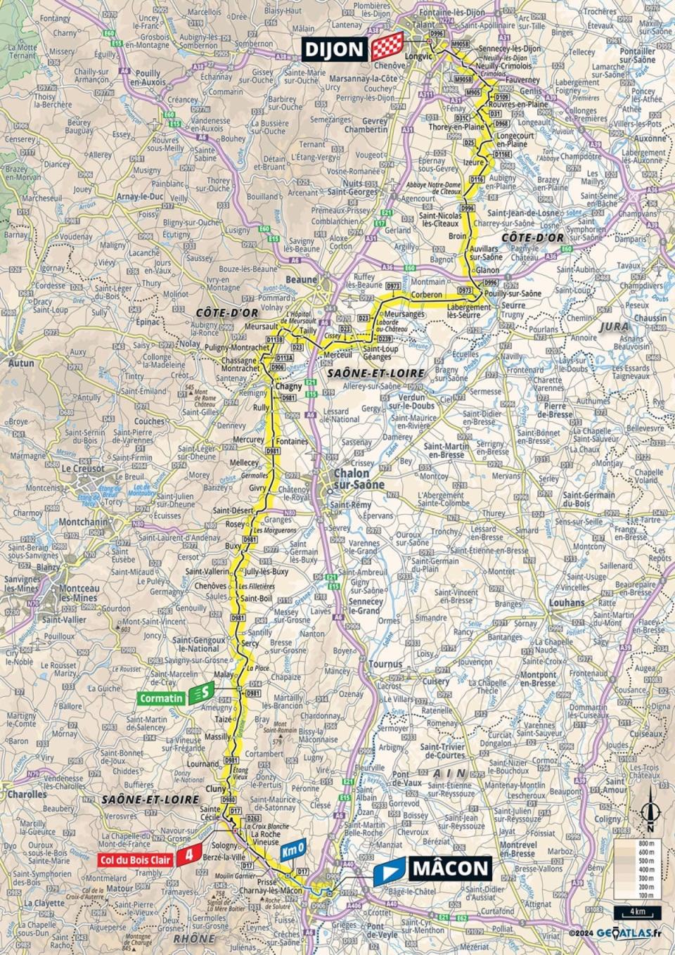 Tour de France stage 6 preview Route map and profile with sprinters