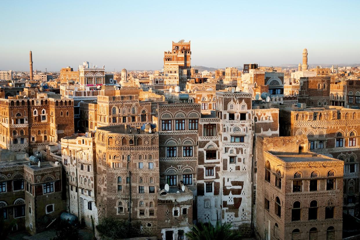 traditional buildings in the old city of sana'a