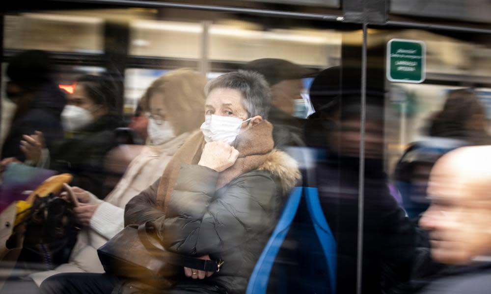 <span>Photograph: Javier Etxezarreta/EPA</span>