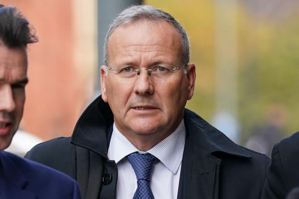 Stewart Edgar arrives at Birmingham Crown Court (Jacob King/PA) (PA Wire)