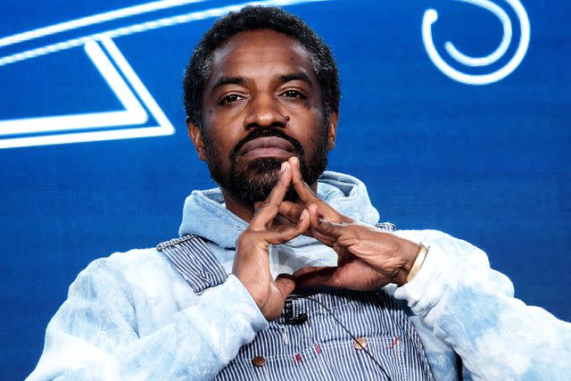 <p>Tommaso Boddi/Getty</p> André 3000 in Pasadena in January 2020