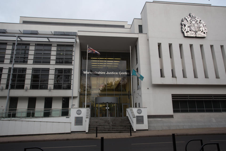 GV of Warwickshire Justice Centre, Leamington Spa.  January 26, 2019.  A mother has appeared in court charged with murdering her two young daughters who died weeks apart.  See SWNS story SWMDmurder.  Louise Porton, 22, is accused of killing three-year-old Lexi Draper and 16-month old Scarlett Vaughan.  Lexi was found dead at home in the early hours of January 15 last year after reports she was unconscious.  A fortnight later on February 1, her little sister Scarlett died after reportedly falling ill at home.  Porton, of Skiddaw, Rugby, Warks., appeared at Leamington Spa Magistrates' Court on Saturday (26/1) charged with two counts of murder.  Wearing a white cardigan and grey bottoms, Porton spoke only to confirm her name, date-of-birth and address, during the two-minute hearing.  She was remanded into custody and will appear via video link for her next appearance at Warwick Crown Court on Tuesday (29/1). 