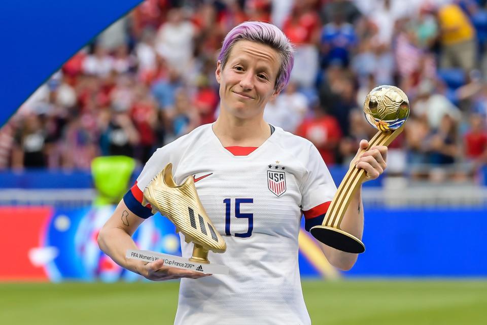 Megan Rapinoe and the USWNT players are marketable, something on which the NWSL needs to capitalize. (Photo by VI Images via Getty Images)