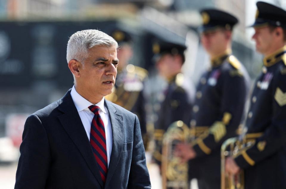 London mayor Sadiq Khan (REUTERS)