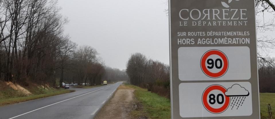 La Corrèze a été le premier département à rétablir le 90 sur toutes ses routes