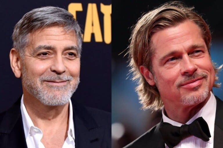 George Clooney y Brad Pitt, amigo que se 