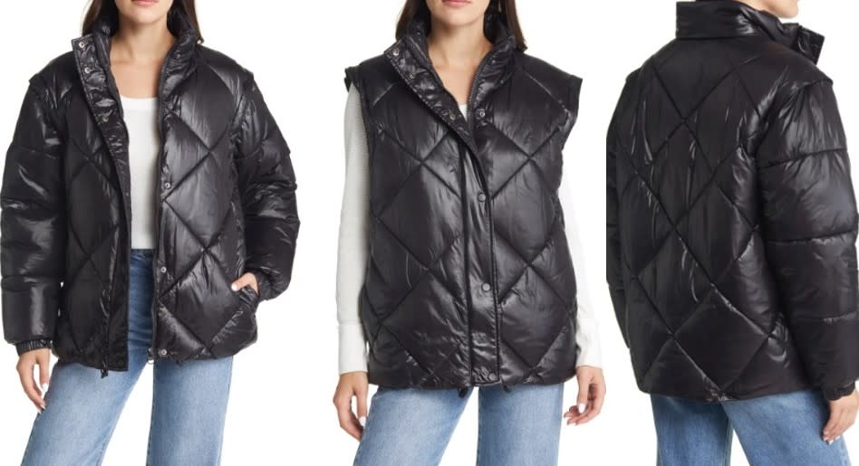 Topshop Convertible Puffer Jacket - Nordstrom, $81 (originally $162)