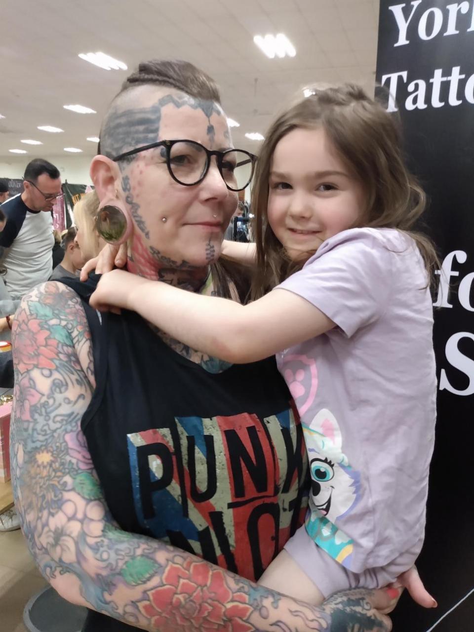 York Press: Convention organiser and tattooist Pam Green with her granddaughter Willow