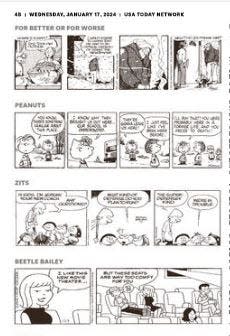 The Fremont News-Messenger daily comics page will be refreshed starting Jan. 29.