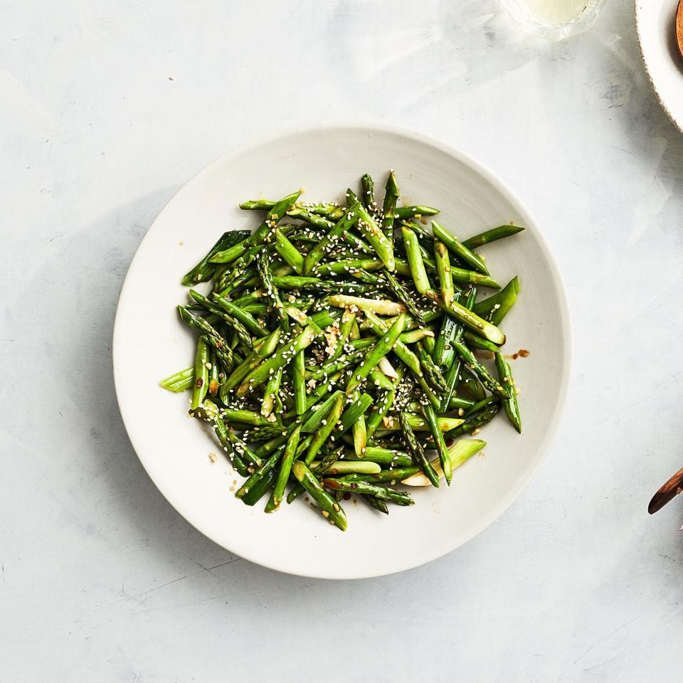 Sesame-Soy Asparagus