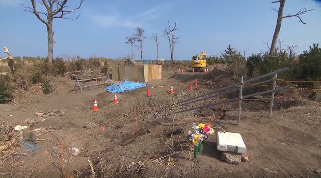 The area where Yuna's remains were found.