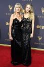 <p>Wow, the <i>House of Cards</i> nominee and her model daughter, 26-year-old Dylan Penn, stunned in black gowns. Don’t you think they look just as much alike as Reese and Ava? (Photo: Steve Granitz/WireImage) </p>