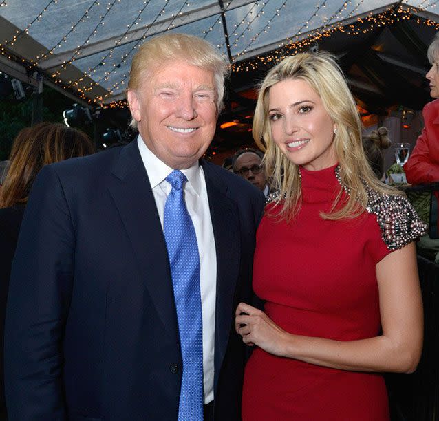 President-elect Donald Trump and his first daughter Ivanka.