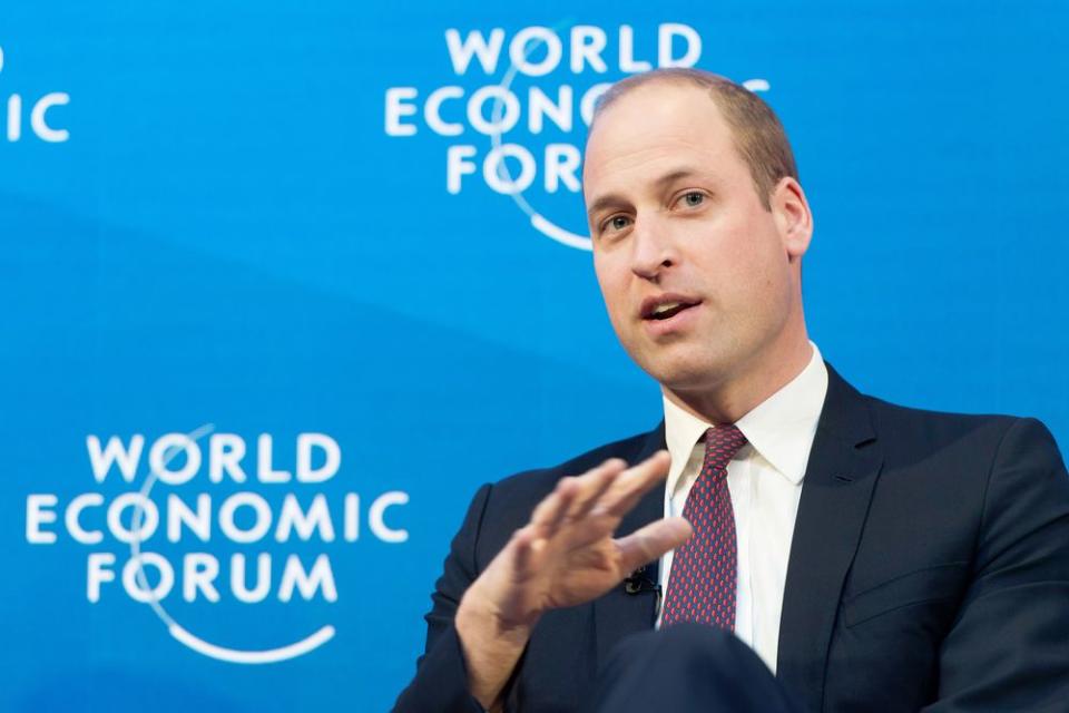 Prince William Discusses Mental Health at World Economic Forum