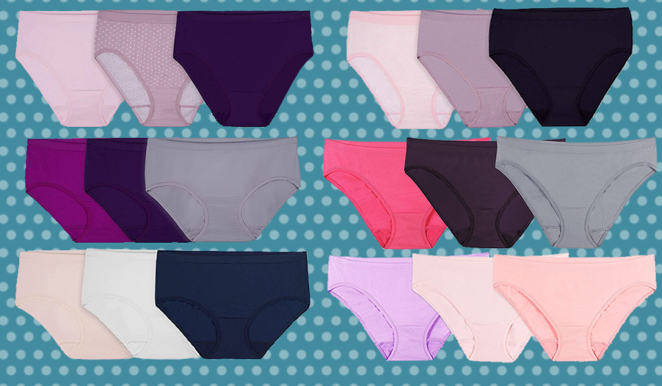 A bunch of colorful underwear (Photos: Amazon)