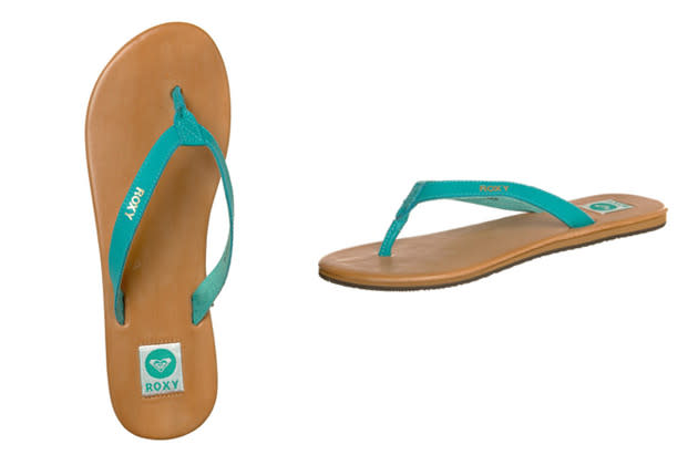 Trend Flip Flops Reloaded: Schnöde Flip Flops kommen Ihnen nicht an die Füße? Wie wär’s stattdessen mit coolen Zehentretern?! Ganz schlicht von Roxy oder… (Bilder: zalando.de)