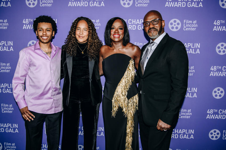 Cassius Bythewood, Gina Prince-Bythewood, Viola Davis and Julius Tennon