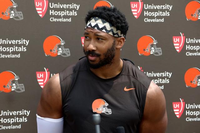 Myles Garrett won't have a new defensive line coach after all