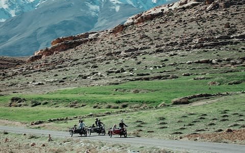 Sidecars Atlas Mountains - Credit: Caroline Darcourt