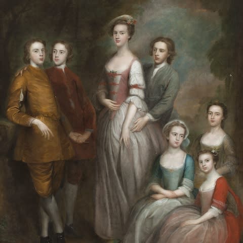  The Seven Eldest Children of Captain Francis Delaval and Rhoda Apreece - Credit: National Trust Images/John Hammond