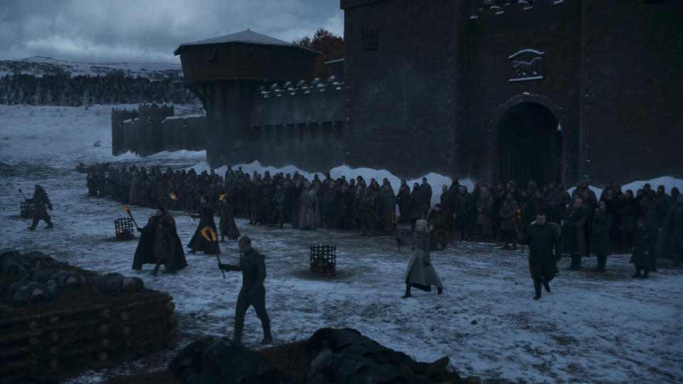 The long night gives way to the dawn in 'Game of Thrones' (Photo: HBO)