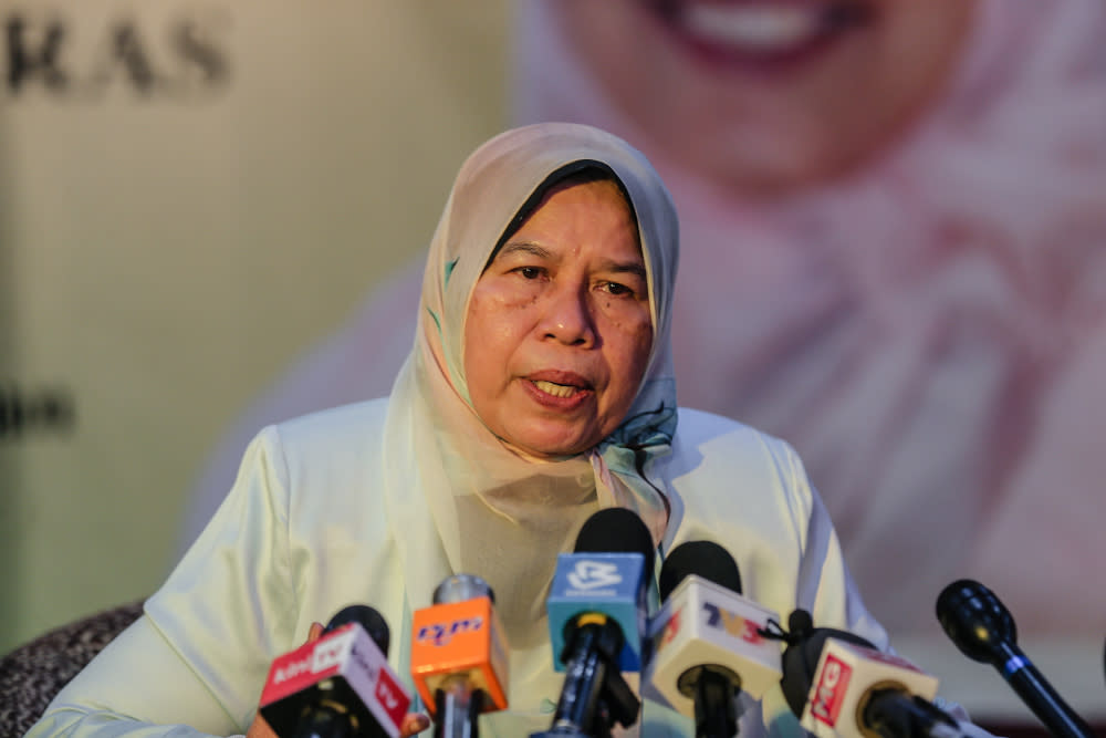 Zuraida said she had campaigned for local council elections since taking office in 2018 as part of efforts to reform and democratise local governance. — Picture by Firdaus Latif