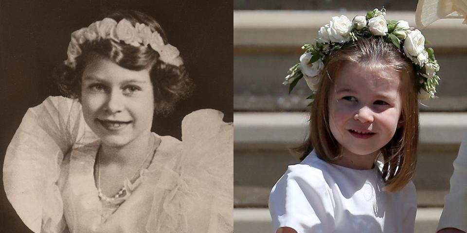 All Of the Times Princess Charlotte Looked Exactly Like Queen Elizabeth II