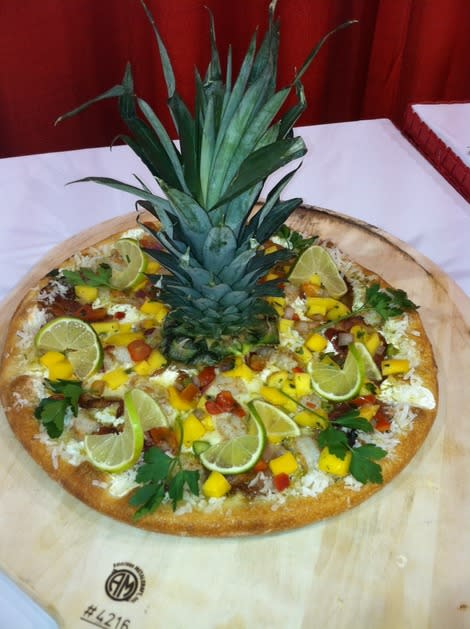 The Tropical Pie was just named the world's best pizza. (Courtesy of Goodfella's)