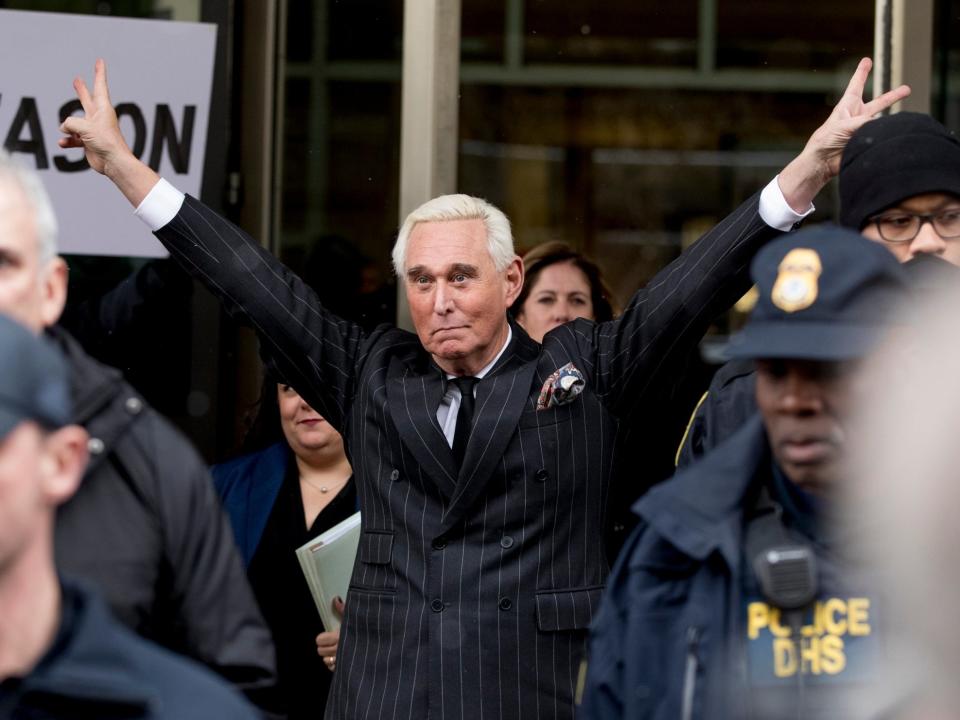 Roger Stone to appear in court over controversial Instagram post that could send him to jail while awaiting trial