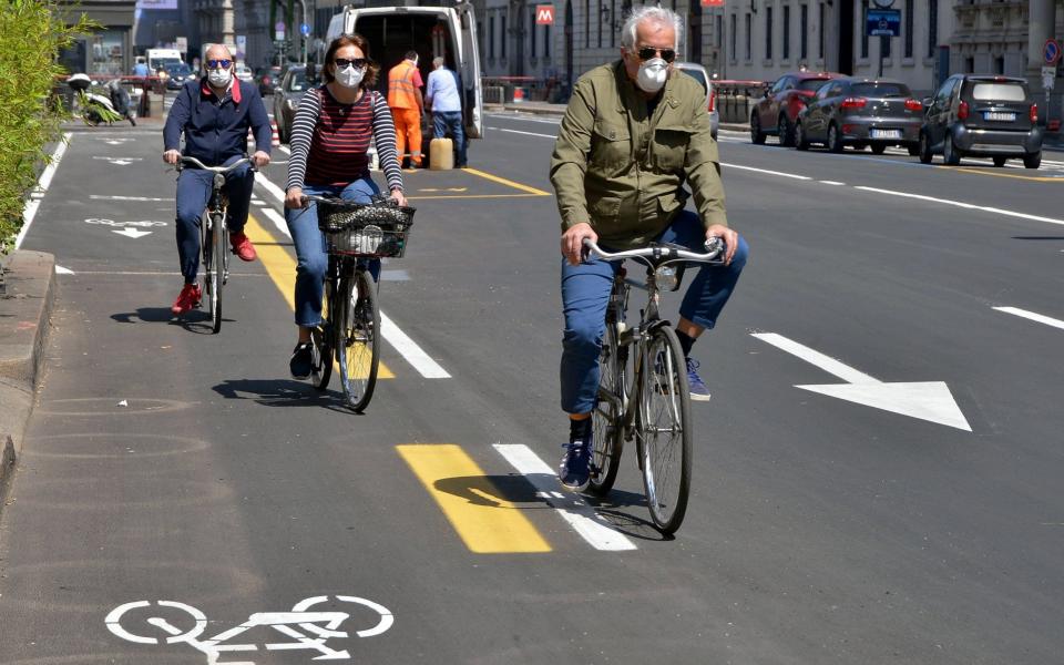 New cycle path in Milan's Corso Venezia - Maurizio Maule/Shutterstock