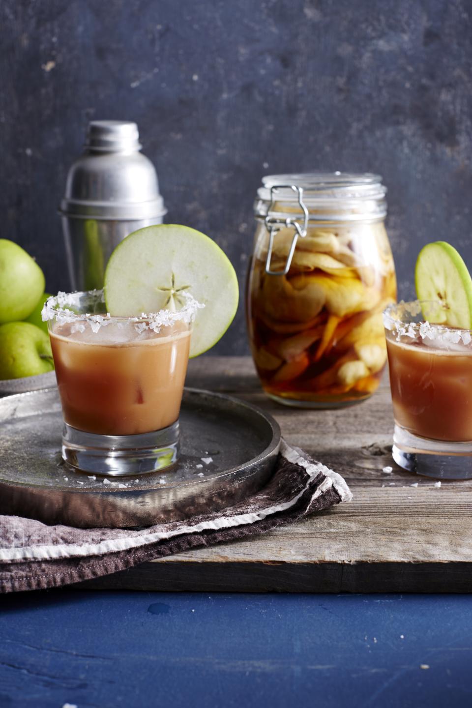 Salted Caramel Apple Old-Fashioned