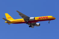 La compañía que más voló por Europa el 12 de mayo es otra empresa de mensajería, DHL, con 248 operaciones, un 5% del total que se realizaron. Esta multinacional alemana es la líder a nivel mundial del sector de paquetería. (Foto: Getty Images).