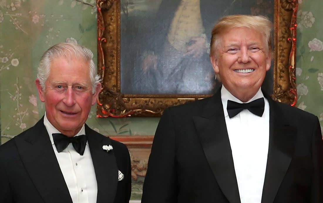 King Charles and Donald Trump