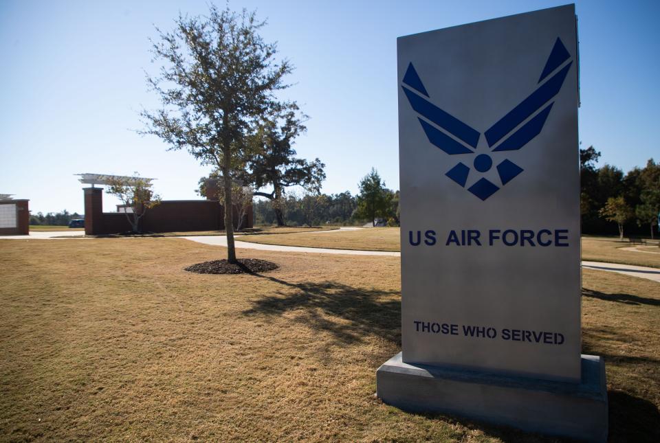 The U.S. Air Force Memorial at the Tallahassee National Cemetery