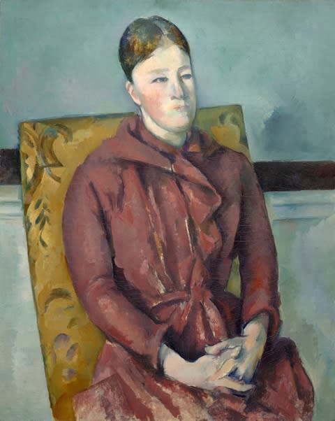 Madame Cezanne in a Yellow Chair, 1888 - Credit: The Art Institute of Chicago