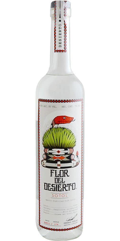 <p><a href="https://go.redirectingat.com?id=74968X1596630&url=https%3A%2F%2Fwww.totalwine.com%2Fspirits%2Fmezcal%2Fflor-del-desierto-sotol-blanco%2Fp%2F183728750&sref=https%3A%2F%2Fwww.esquire.com%2Ffood-drink%2Fdrinks%2Fa60758045%2Fsotol-cocktails%2F" rel="nofollow noopener" target="_blank" data-ylk="slk:Shop Now;elm:context_link;itc:0;sec:content-canvas" class="link ">Shop Now</a></p><p>Flor Del Desierto Sotol Blanco</p><p>Total Wine</p><p>$58.99</p>