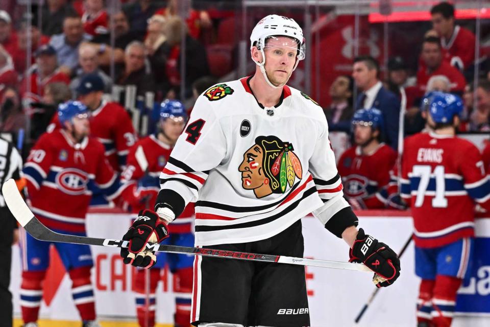 <p>Minas Panagiotakis/Getty</p> The Chicago Blackhawks have moved to terminate Corey Perry