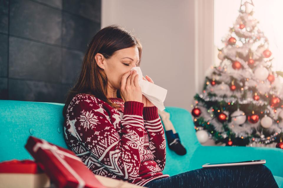 A person can be diagnosed with "Christmas tree syndrome" when they experience typical allergy symptoms like a runny nose, congestion and sneezing around their real tree, or even an artifical tree, allergy experts say.  Perhaps that's another reason to not keep your tree up until the end of January or beyond?