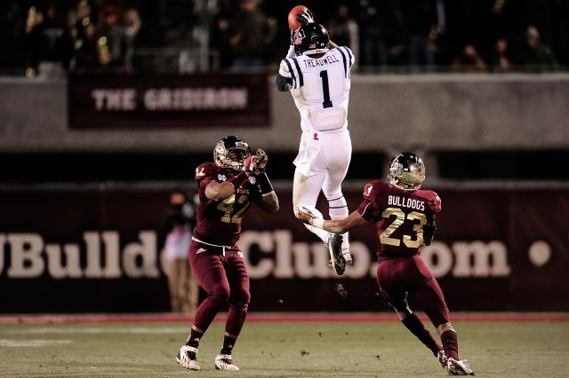 Ole Miss Wr Laquon Treadwell Makes Fantastic One Handed Catch Video