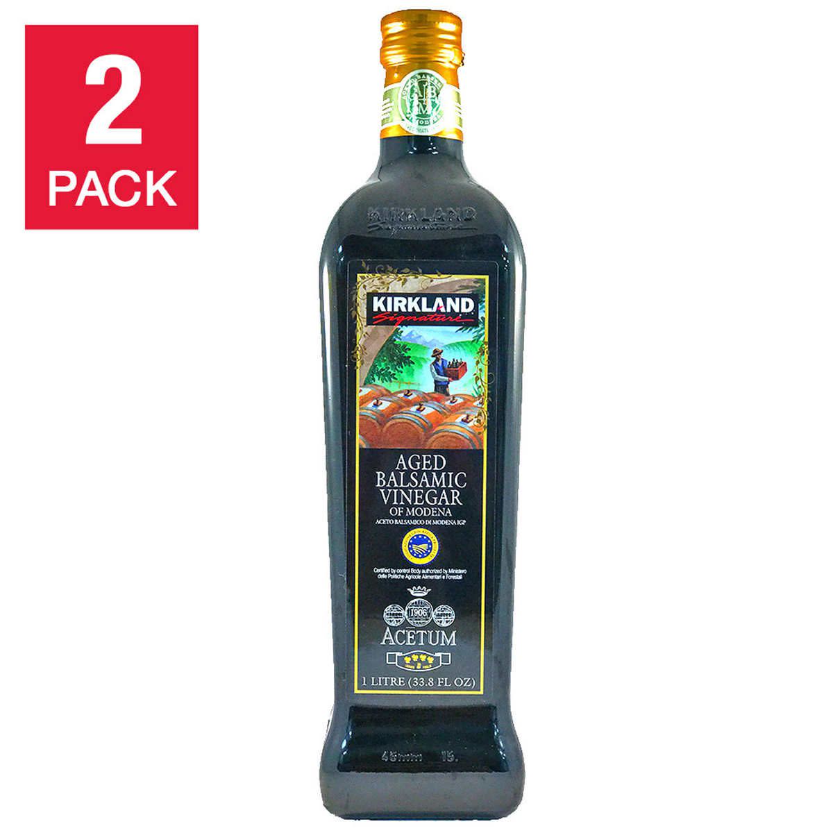 Kirkland Signature Balsamic Vinegar, 1 L 2-Pack