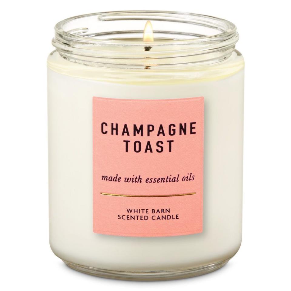 Champagne Toast Single Wick Candle