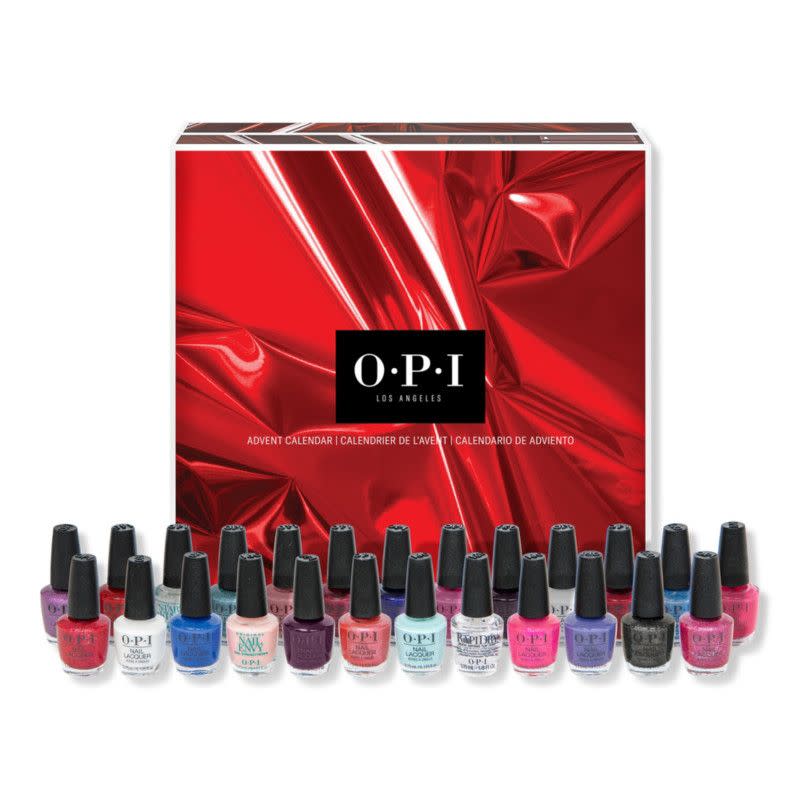 <p><strong>OPI</strong></p><p>Ulta</p><p><strong>$69.95</strong></p><p><strong>Best For: </strong>The nail fanatic who dreams of picking the names of OPI shades. </p><p><strong>What's Inside:</strong> 25 signature shades and seasonal favorites of OPI's mini polishes. Think: Snow Day in LA, Big Apple Red, Strawberry Margarita, Lincoln Park After Dark, and more. </p>