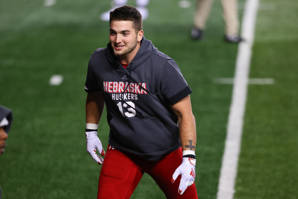 Nebraska linebacker JoJo Domann could be a late-round target for the Denver Broncos. (Photo by Rich Graessle/Icon Sportswire via Getty Images)