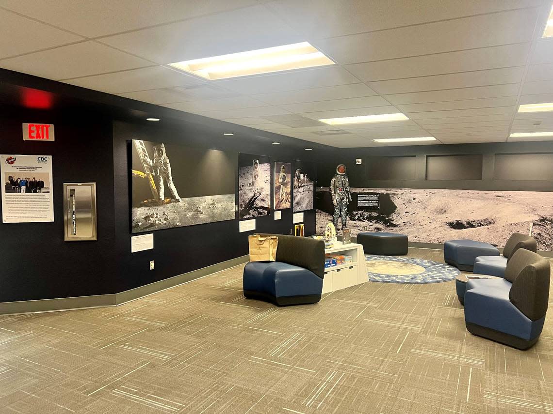 The Columbia Basin College planetarium has reopened after upgrades, including a learning lobby with information about astronomy. Columbia Basin College