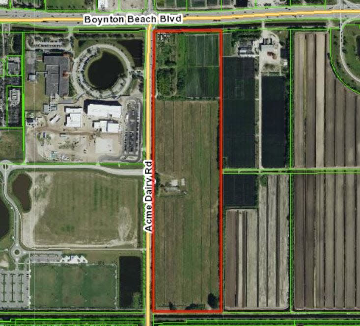 An Arizona-based firm bought about 40 acres of land in the Agricultural Reserve in December 2023 for $24 million. The land was previously approved for a multi-family housing development.