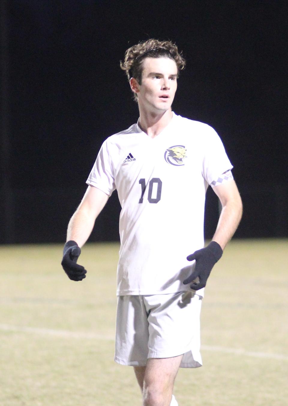 Croatan's Gavin Beaupre was named the conference's soccer player of year.