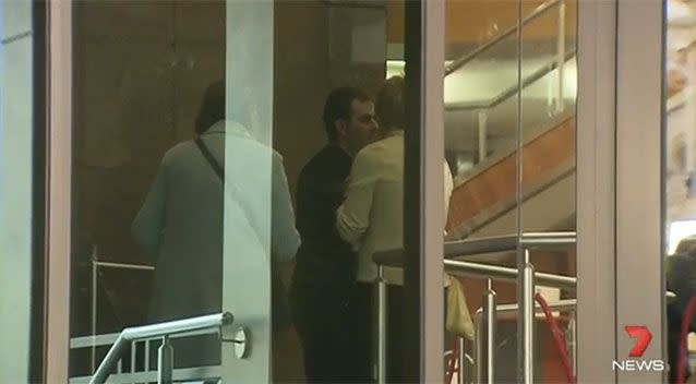 Mr Raulli inside court on Thursday. Source: 7News