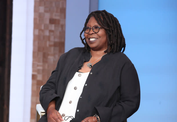 <p>Photo by Lou Rocco/ABC via Getty Images</p><p>At the age of 67, <em>The View </em>co-host <strong>Whoopi Goldberg</strong> holds the titles of both grandma and great-grandma. “Me and my grandma are super close," Goldberg's oldest of three grandchildren, Amarah, has said. "She’s everything." Amarah made her famous grandmother a famous <em>great</em>-grandmother in 2014, with the birth of her daughter, Chuck Rose.</p>