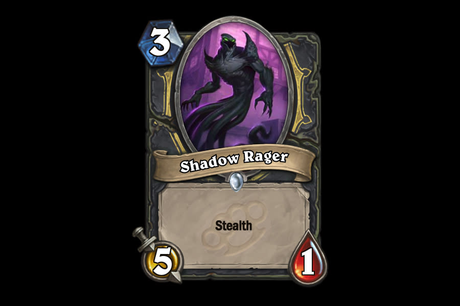 <p>It's Magma Rager, but with Stealth! And still not very good. It'll probably get one attack off and then immediately die, but you can find better options to deal five damage. </p>
